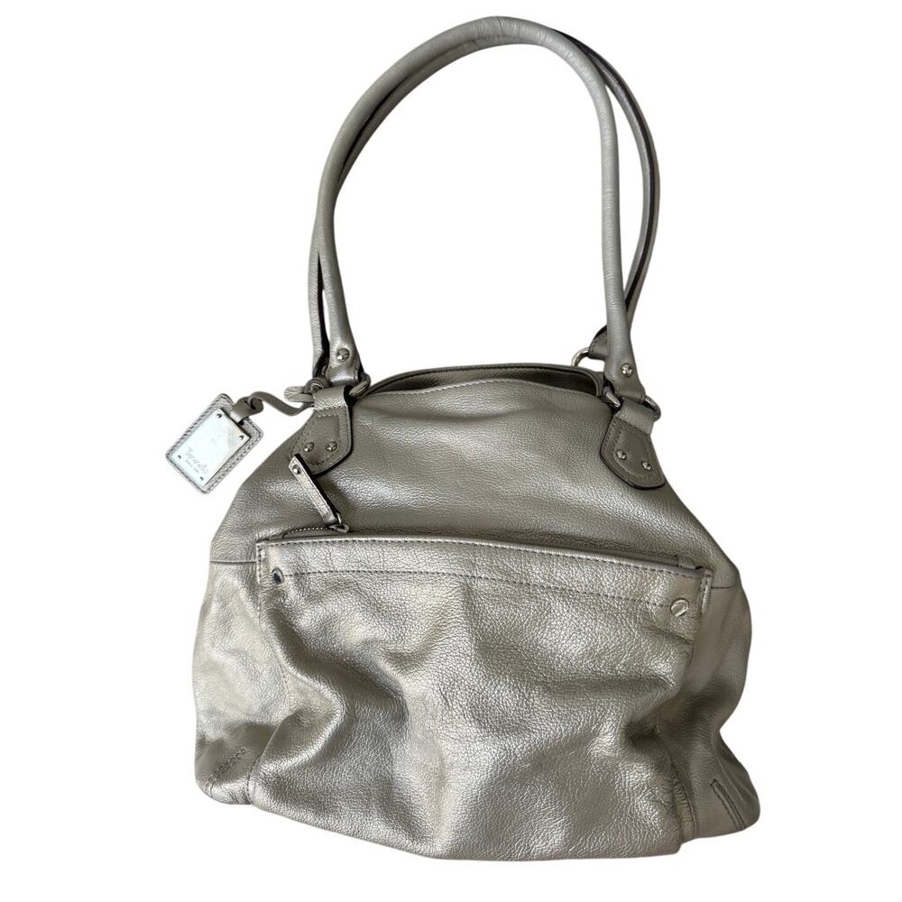 Tignanello Metallic Leather Shoulder Bag